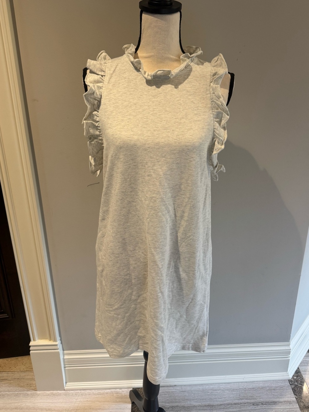 LAWLESS Ruffle-Trim Sleeveless Tank Top - White